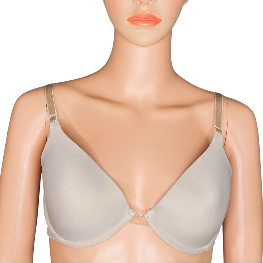 Maidenform Self Expressions Beige Plunge Bra Underwire Padded Womens Size 36C